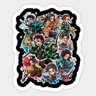 Demon Slayer Artistic Achievements Sticker